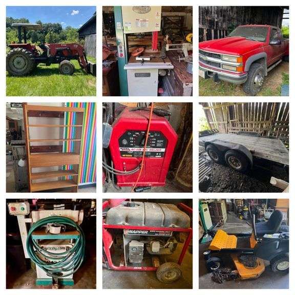 Chevy Truck, Tractor, Farm Equipment, Tools & Personal Property - Absolute Live/Online Auction