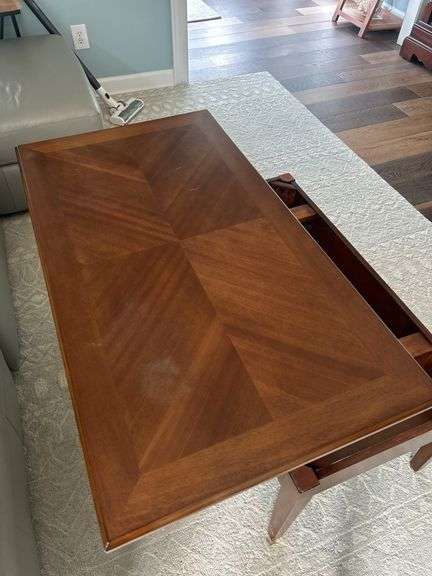 Wood Coffee Table with Lift Top