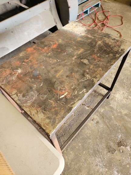 Heavy Duty Metal Shop Table