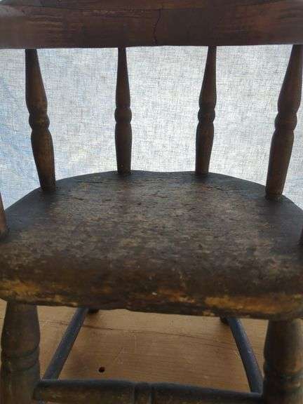Small Wooden Chair, c. 1800s