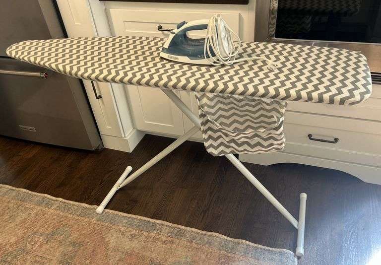 Iron and Ironing Board image