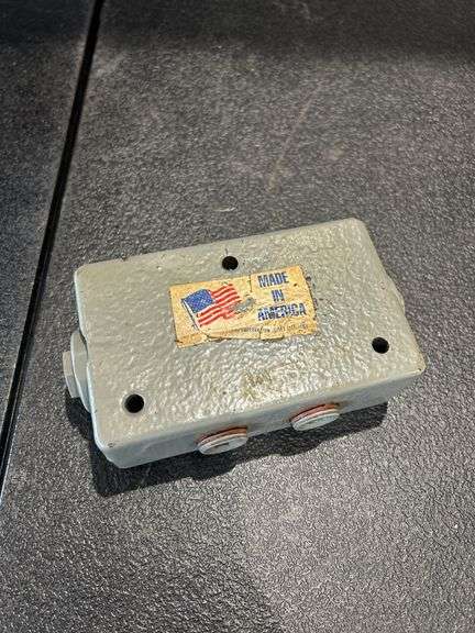 Industrial Control Box with 'Made in America' Label image