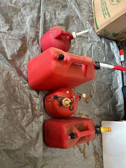 Four Fuel Cans