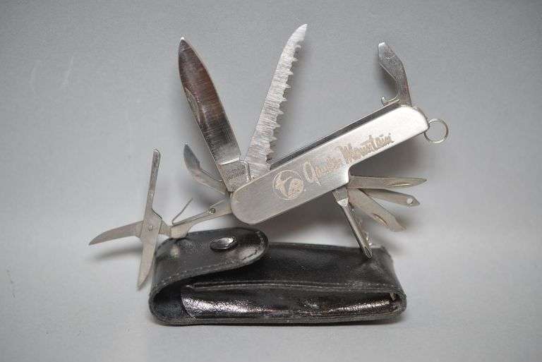 Gander Mountain Stainless Multi-Function Utility Knife With Case, image