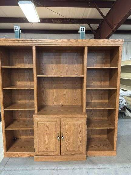 Entertainment Center with Storage Cabinet image