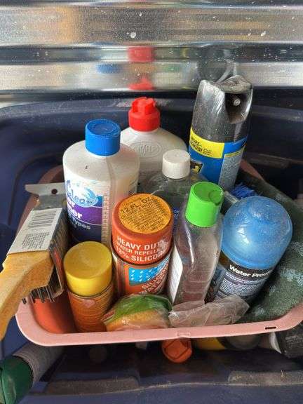 Assorted Cleaning Supplies and Chemicals