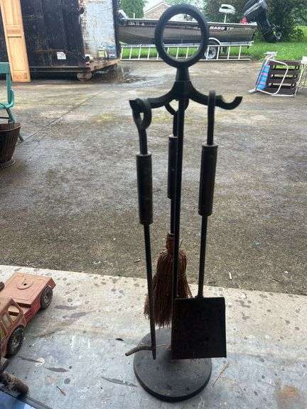 Wrought Iron Fireplace Tool Set image