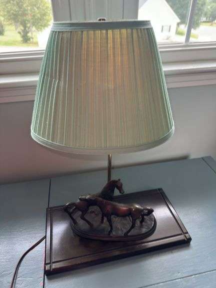 Horse Figurine Table Lamp image