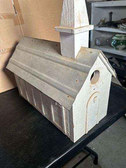 Handcrafted Church-Style Birdhouse image