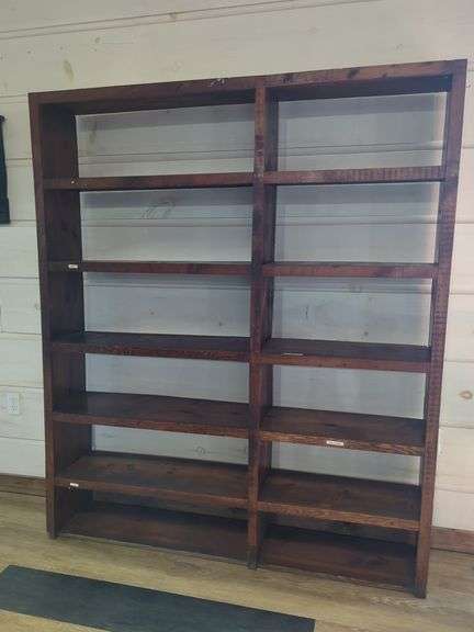 Large Wooden Bookcase with 3COM Marking image