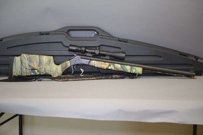CVA Optima Magnum .50 Caliber Black Powder Rifle With Bushnell 3-9 Power Scope,