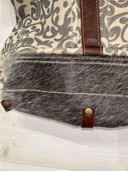 Myra Bag Canvas and Hair Hide Backpack