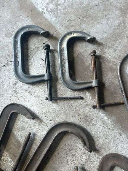 Group of C Clamps - Assorted Sizes