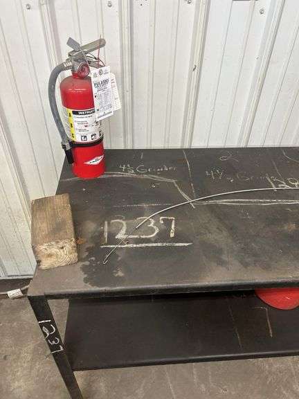 Metal Welding Table with Shelf