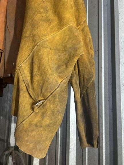 Lot of Two Leather Welding Jackets/Aprons