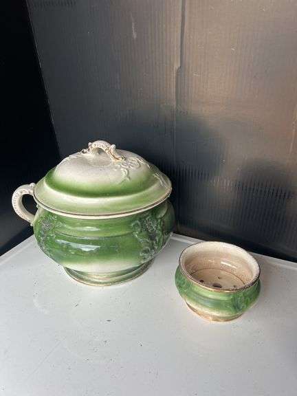 Covered Dish with Insert image