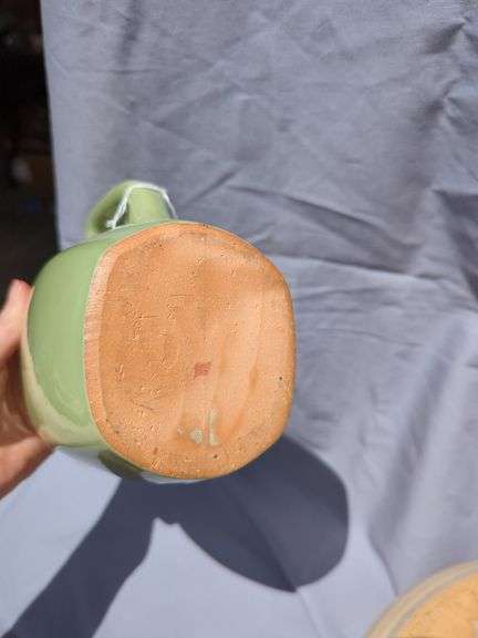 Ceramic Pitcher and Lidded Casserole Dish