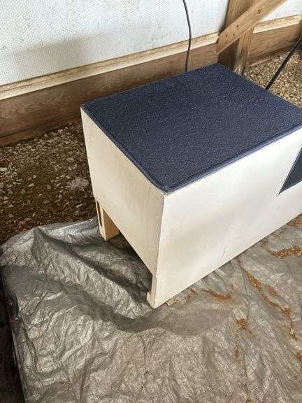 Two-Step Pet Stairs with Carpeted Treads