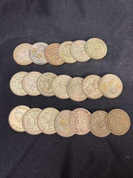20 Silver Mexican Pesos image