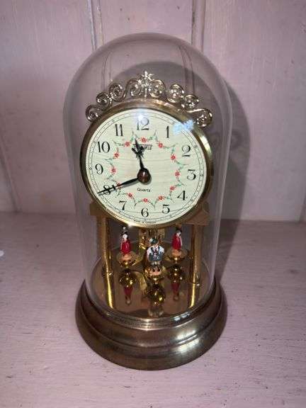 Kienzie Quartz Dome Clock with Animated Figures - Made in Germany image