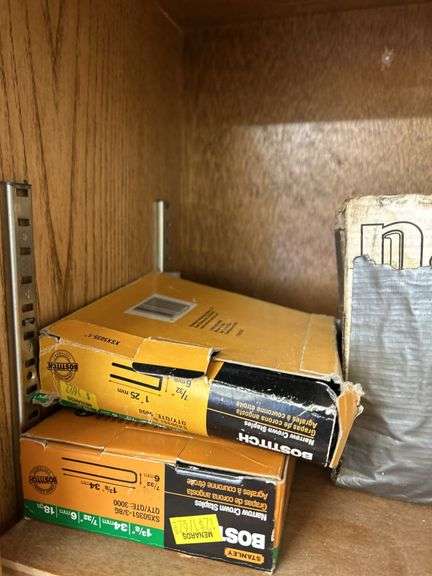 Assorted Fasteners: Nails, Screws, and Staples