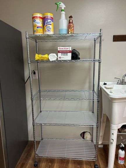 Assorted Cleaning and Organization Supplies image