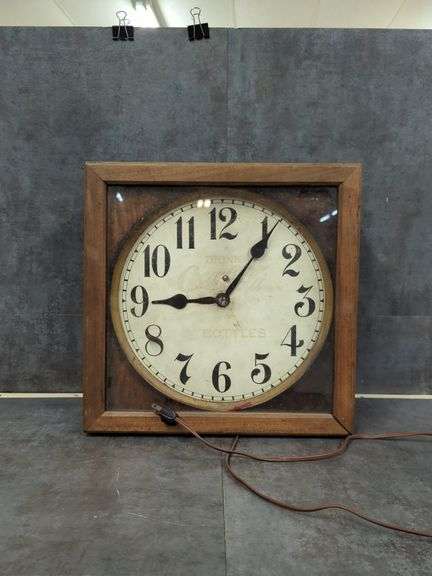 Coca-Cola Electric Light-Up Wall Clock image