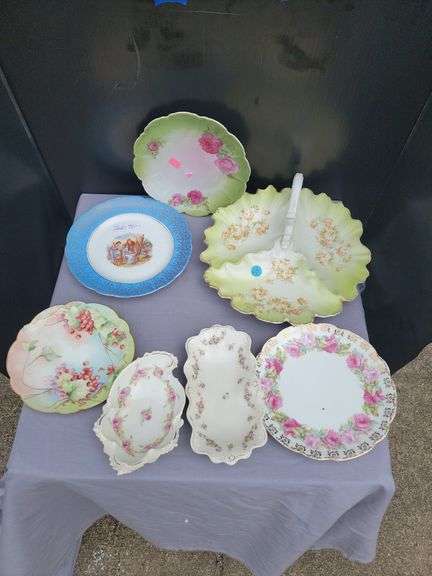 Collection of Decorative Serving Plates and Dishes image