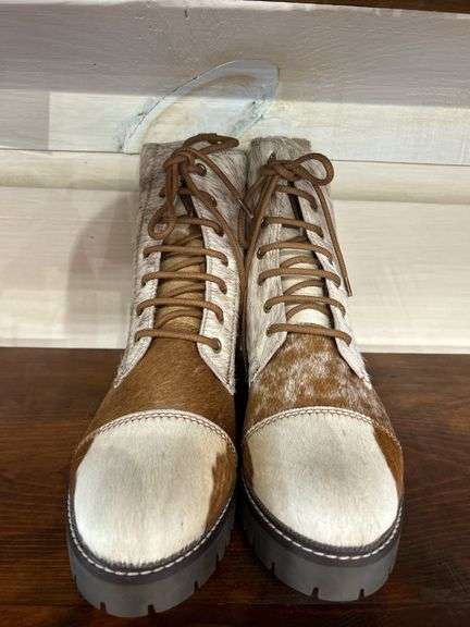Myra Leather Lace Up Boots image