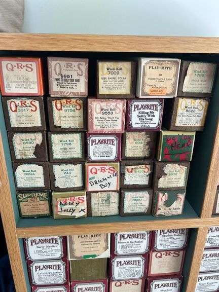 Large Assortment of QRS, Playrite, and Other Piano Rolls