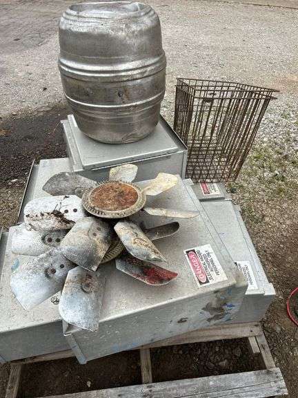 Metal Keg and Electrical Boxes