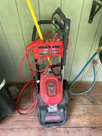 Craftsman 3000 PSI Gas Powered Pressure Washer with Longarm Extension Brush image