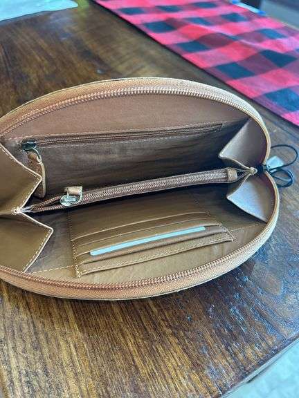 Myra Bag Leather & Woven Purse