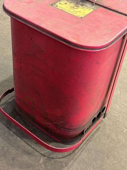 Protectoseal Oily Waste Can - 10 Gallon with Used Rags