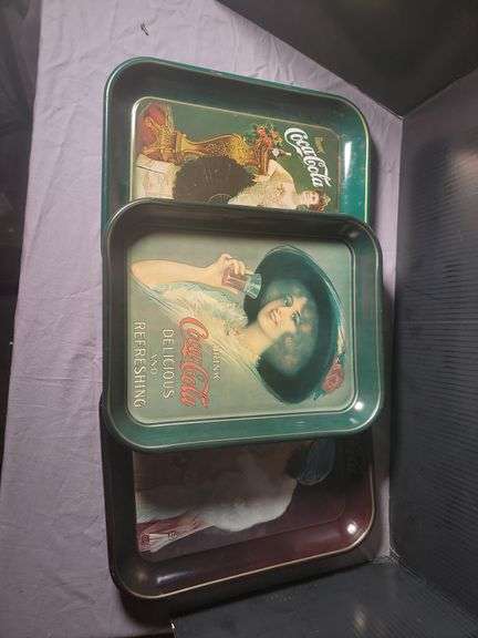 Coca-Cola Serving Trays - Set of Three image