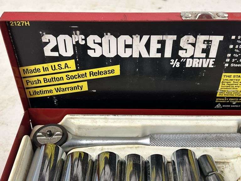 Stanley Challenger 20-Piece Socket Set - 3/8" Drive