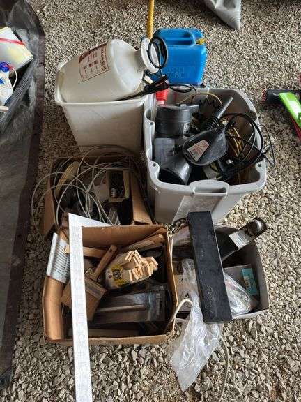 Lot of Assorted Tools, Accessories, and Containers