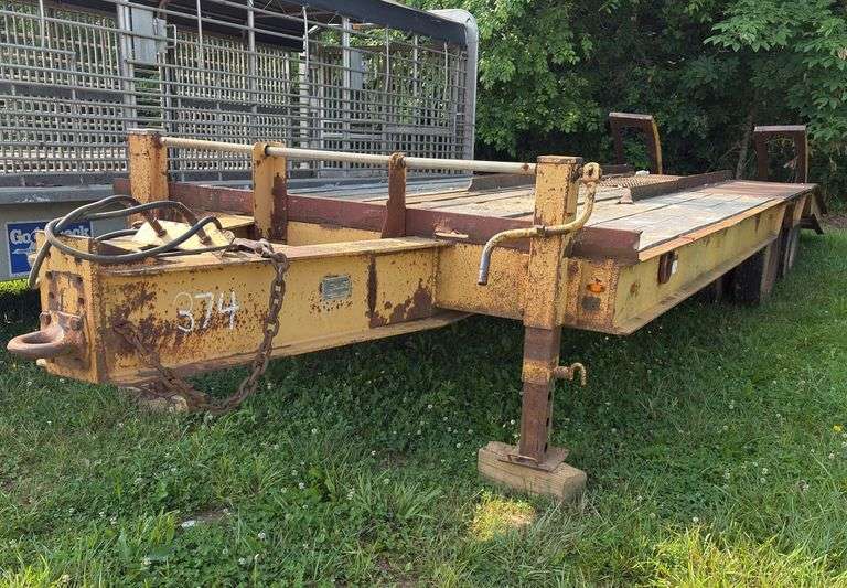 L15A- 1990 BELSHE EQUIPMENT TRAILER (HAS TITLE) image