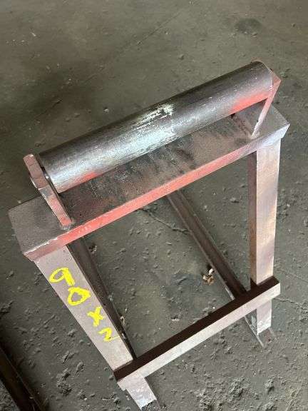 Pair of Metal Pipe Roller Stands
