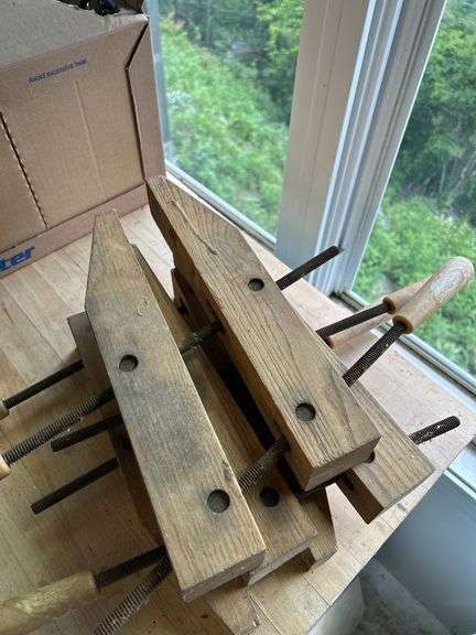 Set of Three Wood Clamps
