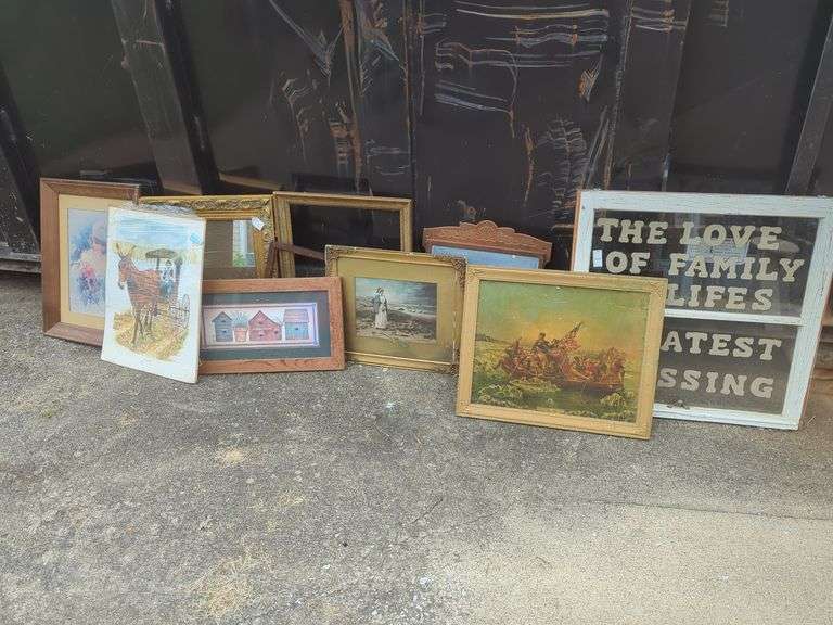 Collection of Framed Art and Decorative Items image