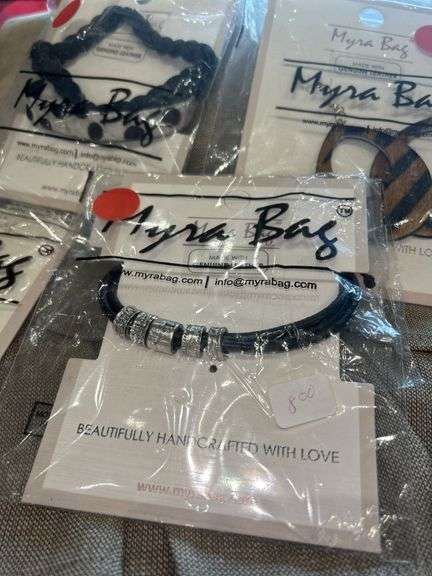 Myra Bag Jewelry Lot: Earrings, Bracelets, and Horseshoe Charm