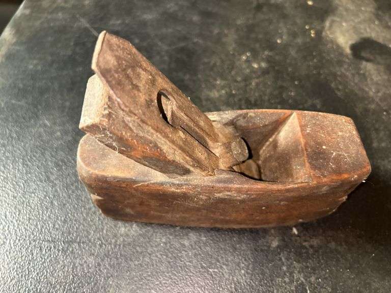 Vintage Wood Block Plane Smoothing Tool image