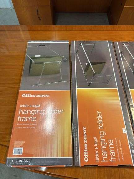 Lot of Office Depot Letter & Legal Hanging Folder Frames image
