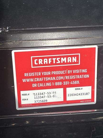Craftsman 46.8" Black Side Mount Truck Bed Tool Box