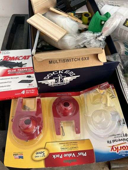 Household Items: Mouse Traps, Foam Cups, Toilet Flapper Kit, and More
