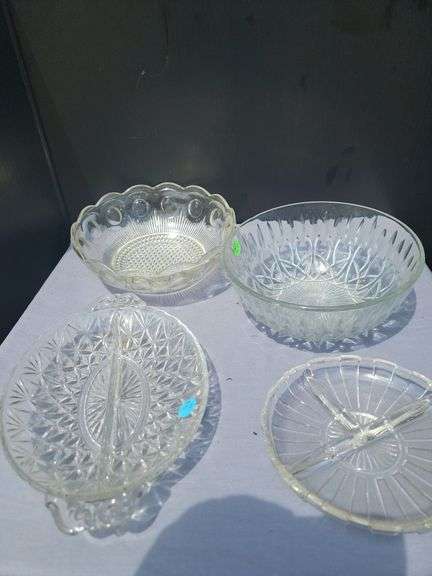 Assorted Glass Bowls and Serving Dishes image