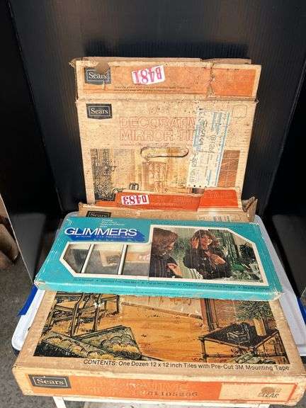 Sears Decorative Mirror Tiles and Hoyne Glimmers Mirror Tile image