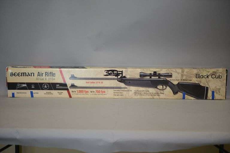 Beeman .177 & .22 Caliber Air Rifle With 2 Barrels & Matching Scope, image