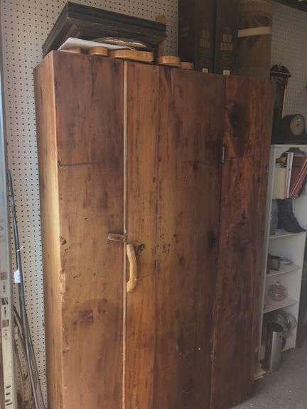 ANTIQUE WOODEN WARDROBE image